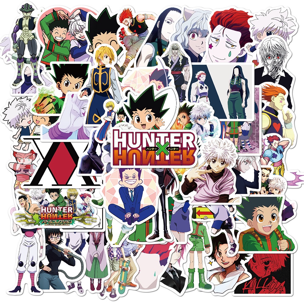 Papel de Parede Adesivo Autocolante Desenho Anime Hunter x Hunter Decoração  Quarto 2.50 Metros