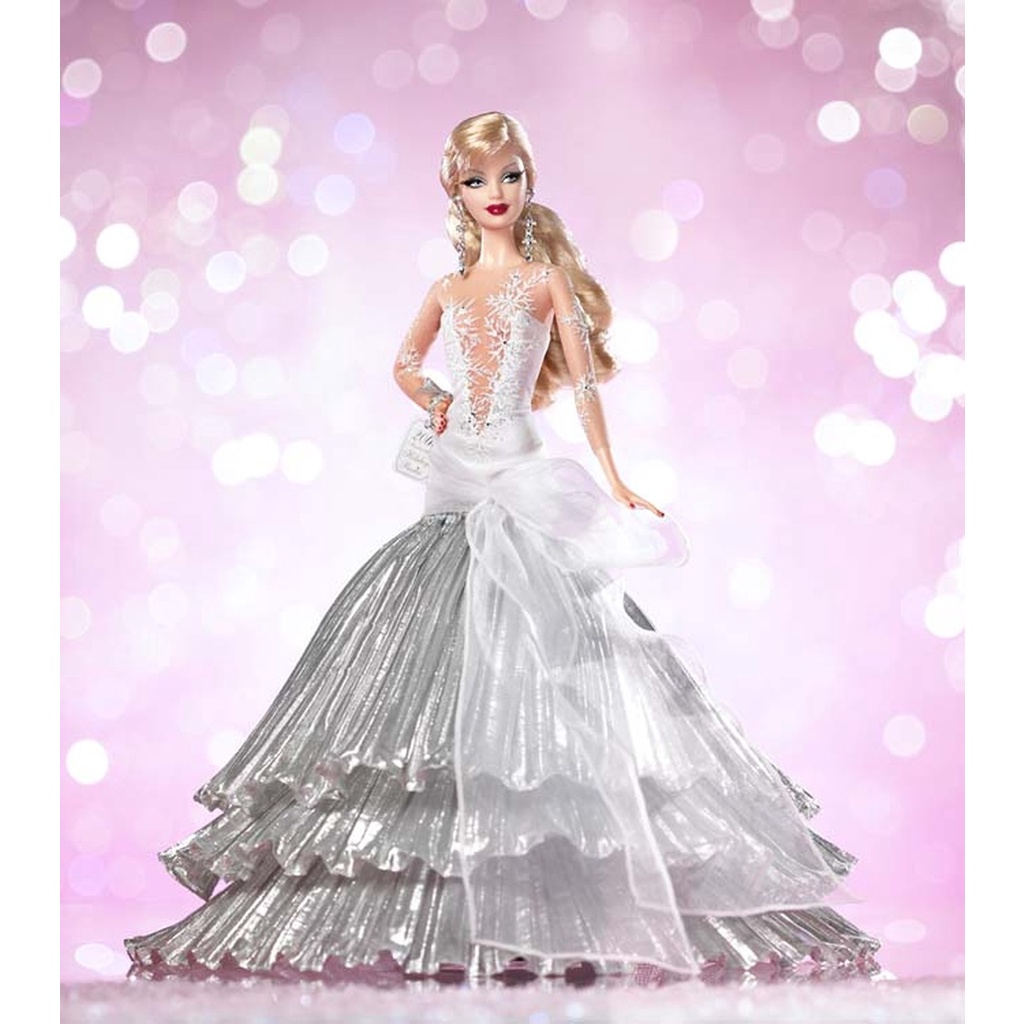 Boneca Barbie Holiday 2008 Lacrada Conto de Natal Signature