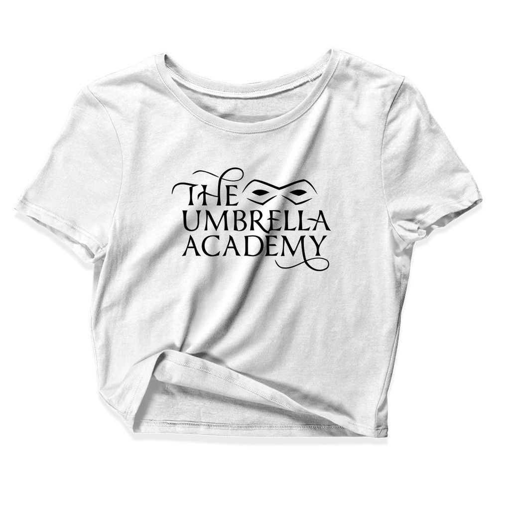 Camiseta Cropped Feminino Serie Tv The Umbrella Academy Algodao Shopee Brasil