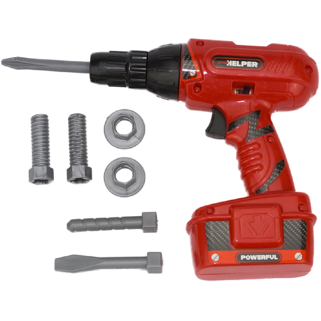 Kit de parafusadeira furadeira vermelha brinquedo infantil shopee brasil