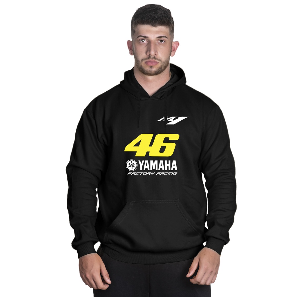 Casaco Moletom Estampa Yamaha Adulto Unisex Pronta Entrega