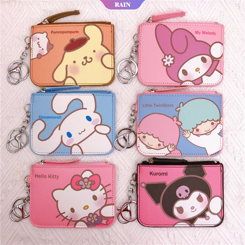 Mochila Pelúcia Kuromi Kawaii Hello Kitty, Pompom Purin, Cinnamoroll -  Super Fofa para Meninas e Mulheres - Lojahuntersxyi