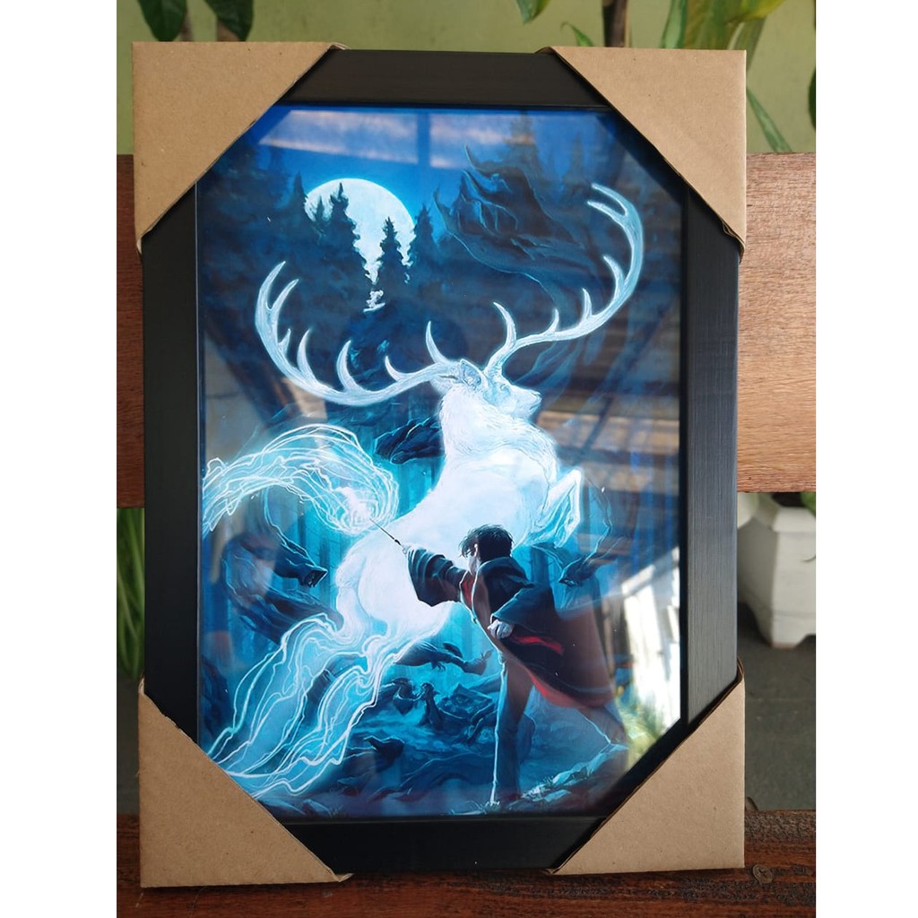 Quadro Decorativo Harry Potter Corvinal 23x33cm