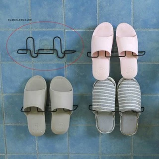 SPP_Iron Organizador De Pendurar Sapatos De Prateleira Para Montagem Em Parede Com Adesivo