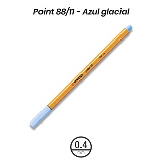 Caneta Stabilo Point 88/11 Azul Glacial