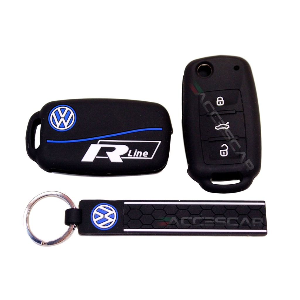 Kit Capa Silicone Chave Canivete 3 Botões Volkswagen Rline + Chaveiro  Volkswagen Jetta Golf Up Tiguan Fox Gol | Shopee Brasil