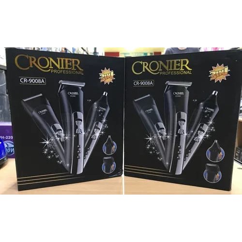 CRONIER em Máquina de Barbear, Barbeador Elétrico, Aparador de