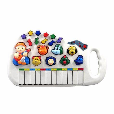 Jogo de teclado de piano para crianças, sons de animais, música leve  intermitente, instrumento bebê, brinquedos educativos, presentes para  crianças - AliExpress