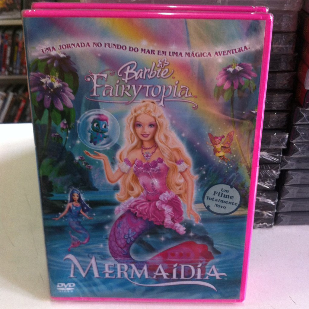 Dvd Original Do Filme Barbie Fairytopia Mermaidia Lacrado Shopee Brasil