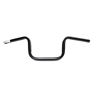 Guidão de Moto Aço Cromado Preto Tubo Cross Brilho Alto Modelo Titan CG150  Para Bike Bicicleta Grau