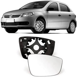 Lente com Base Espelho Retrovisor Gol Voyage Saveiro 2009 a 2012 Subconjunto