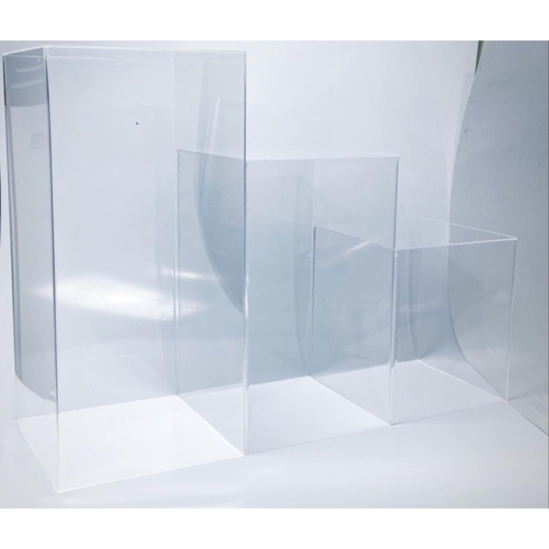 Vaso Cubo In Acrilico Trasparente 12,5 Cm - Floralcraft: Leggero E Infrangibile Per Eventi