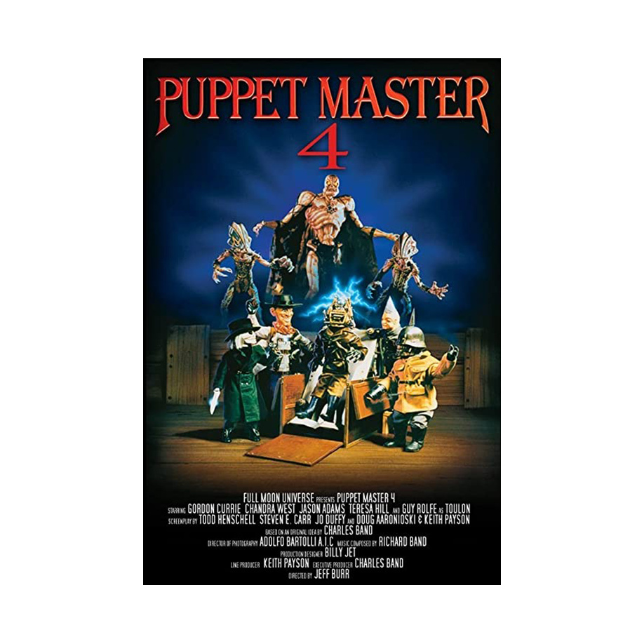 Dvd puppet master 4 o mestre dos brinquedos 4 shopee brasil