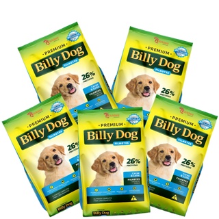 Ração Billy Dog 5Kg - Combo - Cães Filhotes