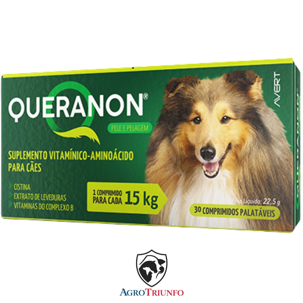 Queda de Pelo de Cachorro Queranon 15 Kg Suplemento Vitamínico ...
