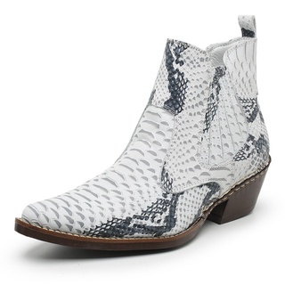 Bota Country Masculina Texana Bico Fino Couro Legitimo Botin