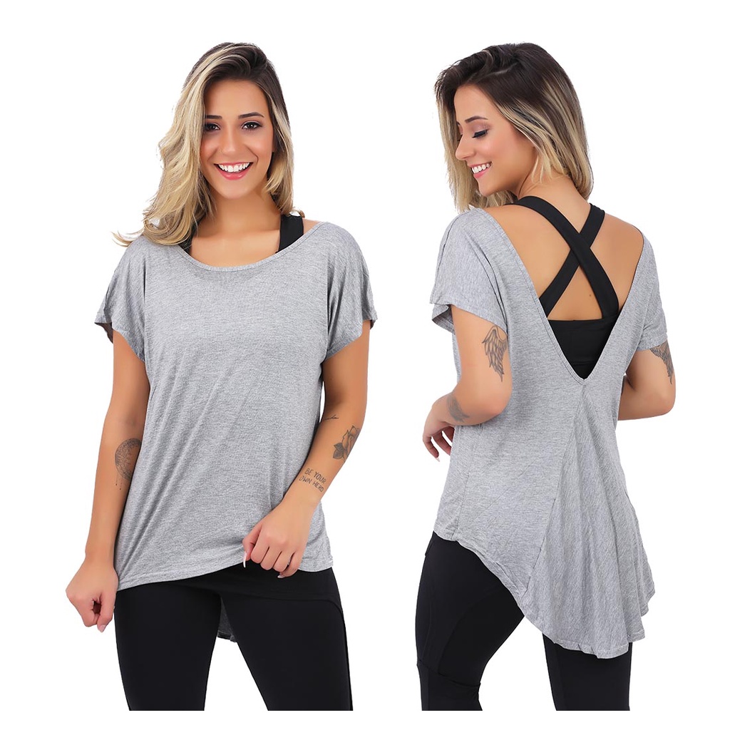 Blusa para malhar feminina hot sale barata