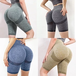 Short Legging Bermuda Academia Levanta Bumbum Fitness Cintura Alta Sem Costura