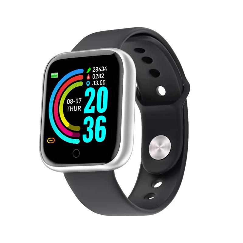 Relógio Y68 SmartWatch Bluetooth Monitor Fitness/Monitor de Pressão Arterial/Frequência Cardíaca