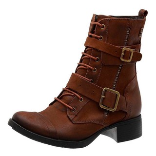 Bota Coturnos Feminina Orvieto Terra Stefanello Couro Legítimo Original Super Ofertas