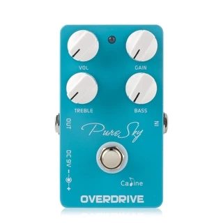 Caline CP-12 Mini Botão De Guitarra/Pedal Com Efeitos Chaméis Pure Sky OD