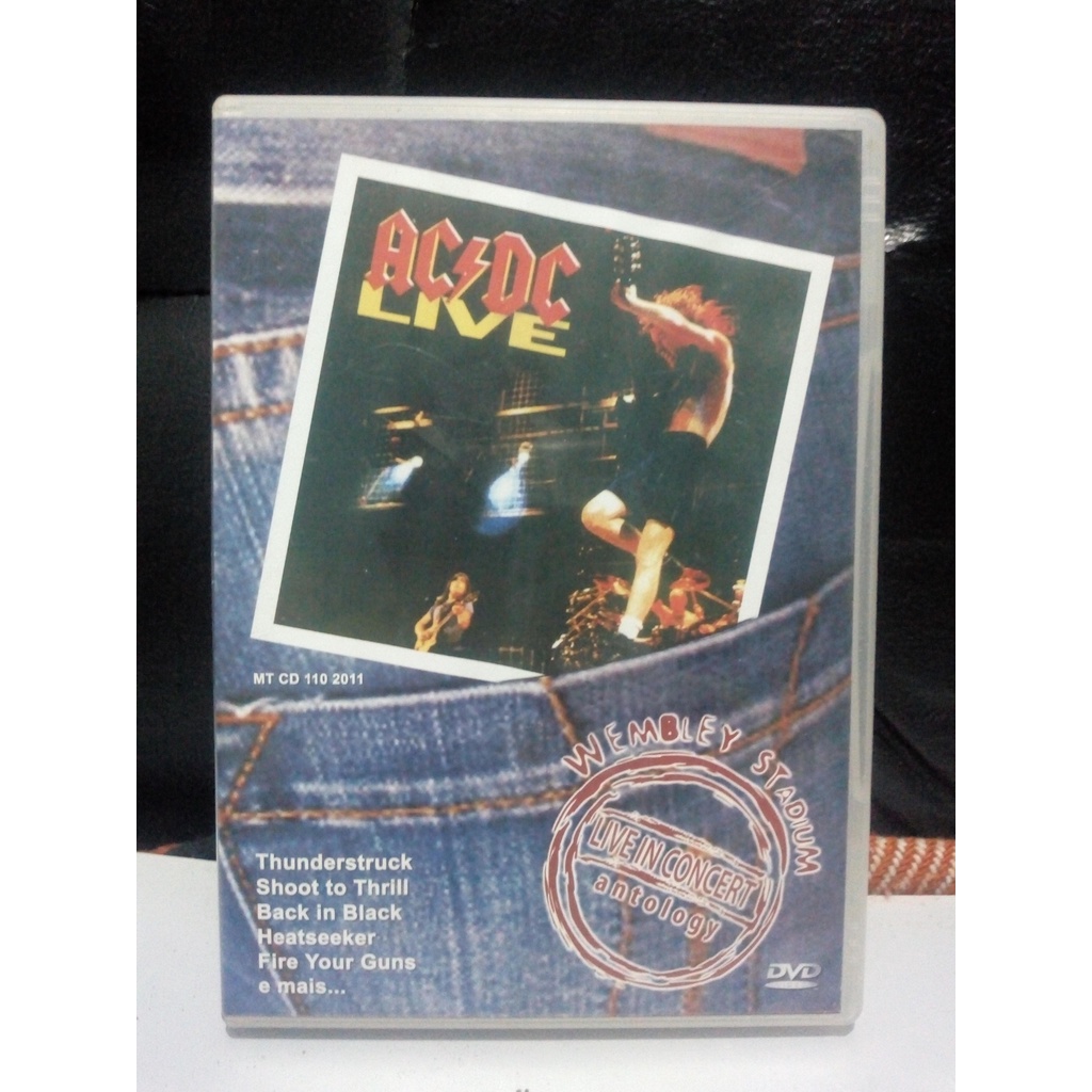 dvd original - ac dc wembley stadium / 25 reais | Shopee Brasil