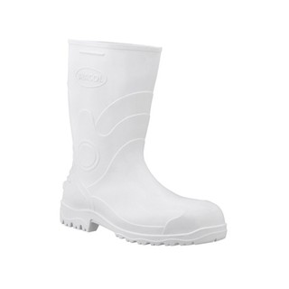 Bota De Pvc Cano Curto Branca N°44 - Bracol