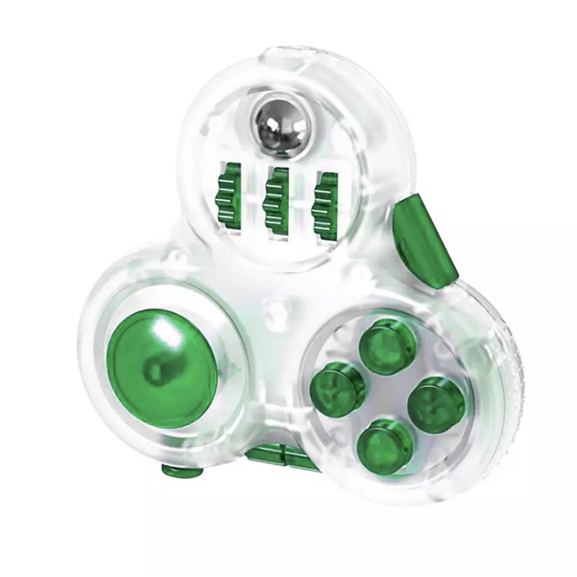 Fidget Pad Pro Finger Pressure Relief Sensory Toys Verde | Shopee Brasil