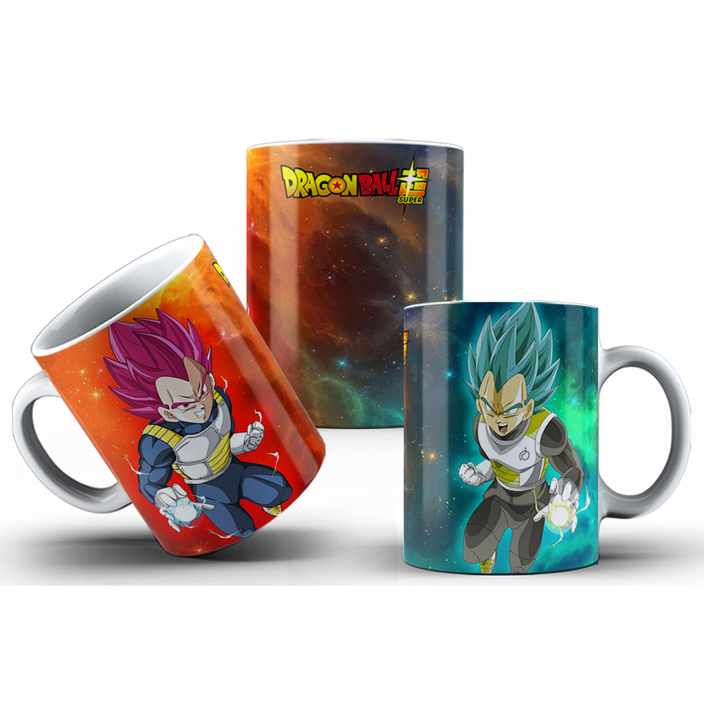 Caneca Polímero Dragon Ball Super Vegeta Blue