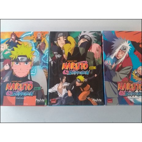 Dvd - Naruto Shippuden - 2 Temporada - Box 1, 2 E 3 - Novo!