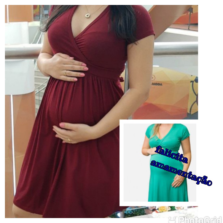 Vestido Gestantes Grávidas Rodado Moda Evangelica Evasê Godê