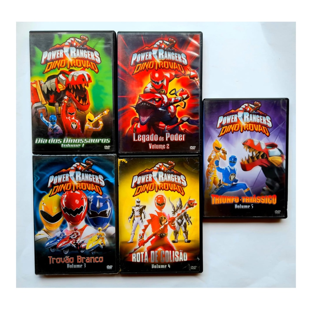Dvd Power Rangers Dino Trovão | Shopee Brasil