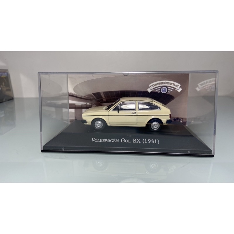 Miniatura Volkswagen gol bx 1981 personalizado rebaixado e com