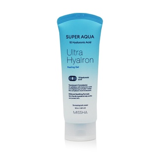 missha super aqua ultra hyalon peeling gel 100ml