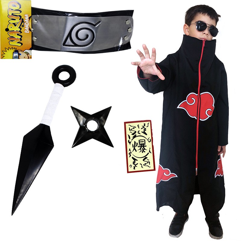 Cosplay naruto: ninja konohi (aldeia de folhas escondidas