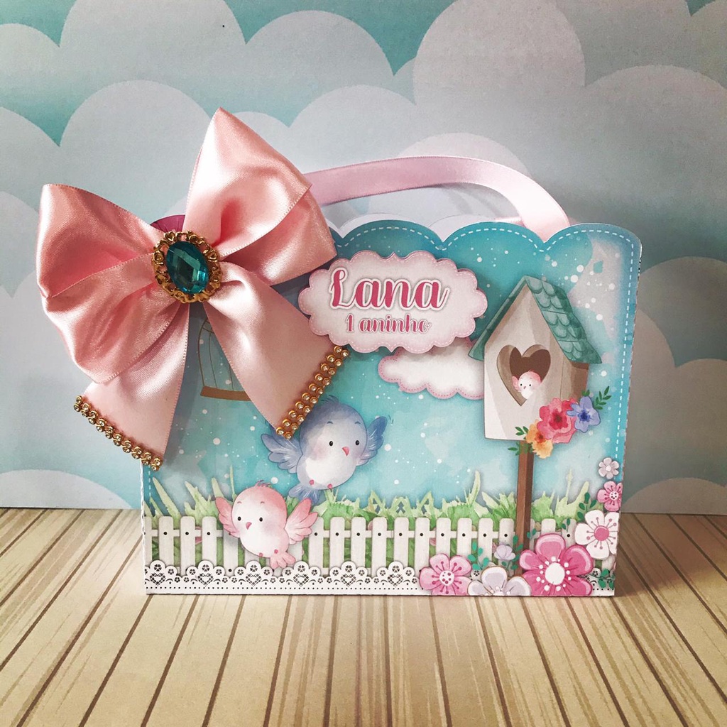 10 Sacolinhas Personalizadas (JARDIM ENCANTADO)