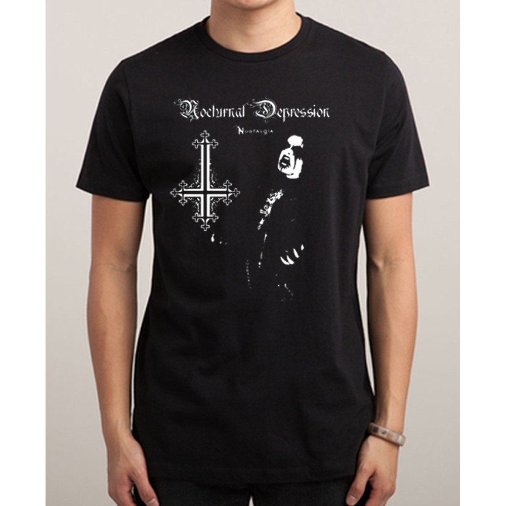 camiseta NOCTURNAL DEPRESSION nostalgia | Shopee Brasil