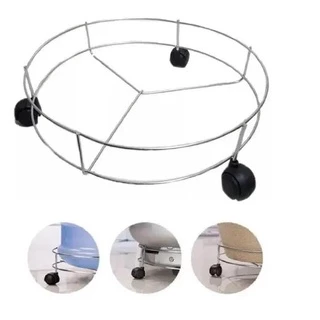 Suporte para Botija galão vaso Com 3 Rodinhas