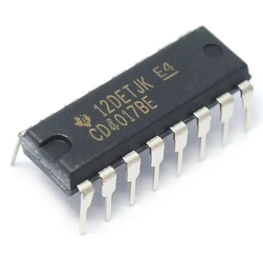 Circuito Integrato CD4017BE Contador CMOS DIP-16, Lotto Da 2 Unit&agrave;, Componente Elettronico