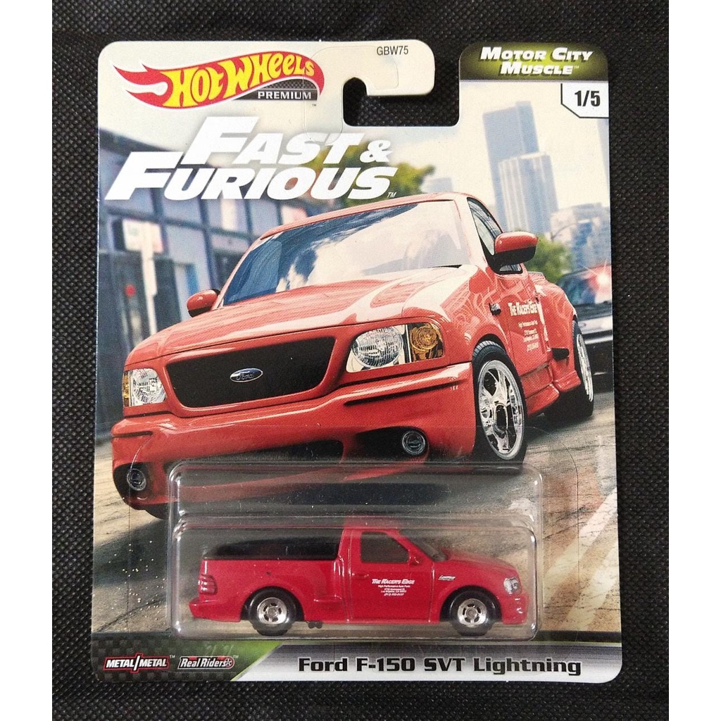 Hot Wheels Rodas Quentes R Pidas E Furiosas Cidade Motora Muscular Ford F Svt Lightning Red