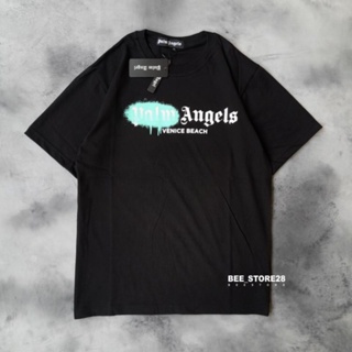 Camiseta New Palm Angels Sprayed Print Logo