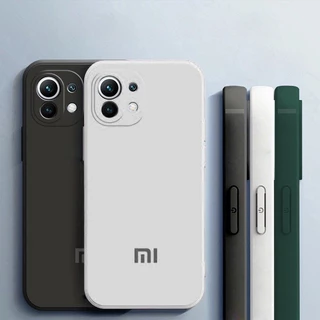 Capa De Silicone Líquido Original TPU Para Xiaomi 13 12 11 Lite 12T 11T Pro 9T Telefone À Prova De Choque Macia De Proteção Total Da Câmera