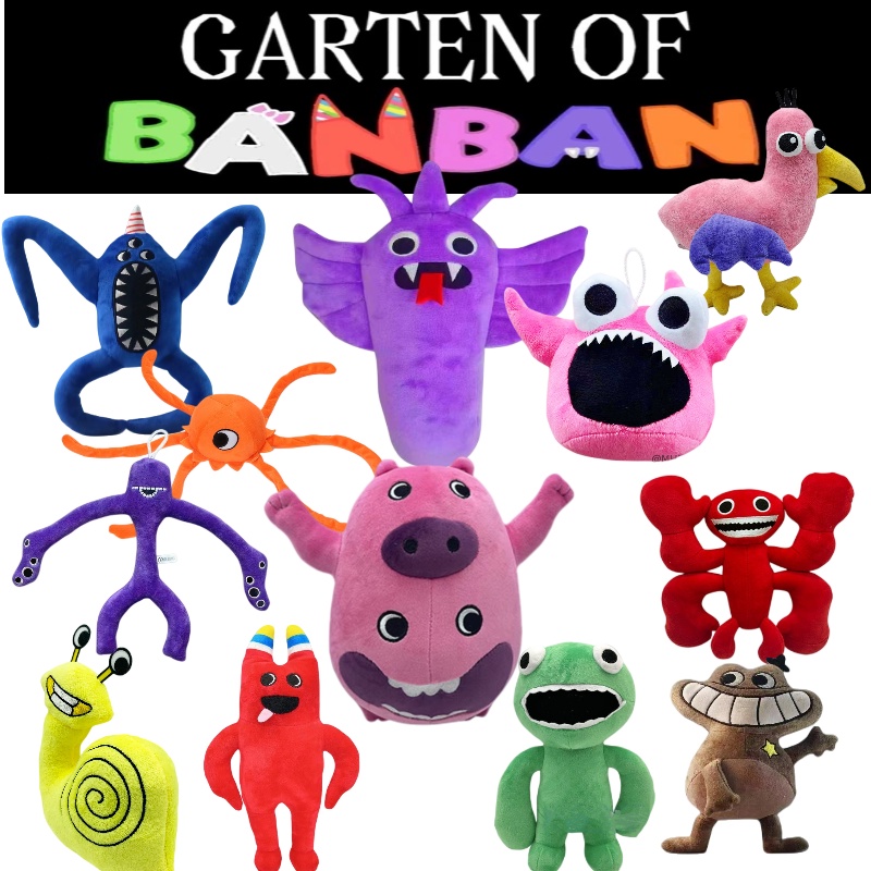 Garten Of Banban Pelúcia Jumbo Josh Pelúcia Verde Garten De Ban Ban Boneca  De Pelúcia Para Fãs E Amigos