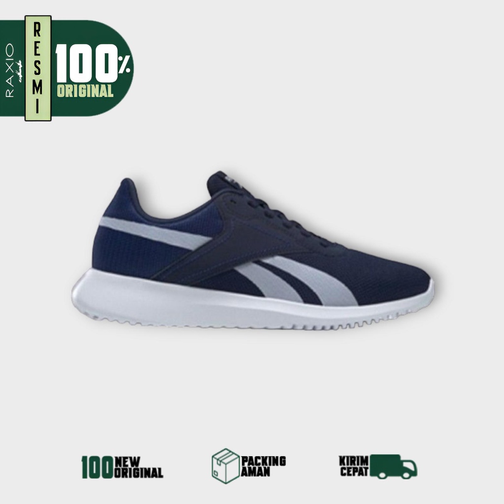 Tênis De Corrida Reebok Fluxlite Steel Preto Branco GX3599 Originais ...