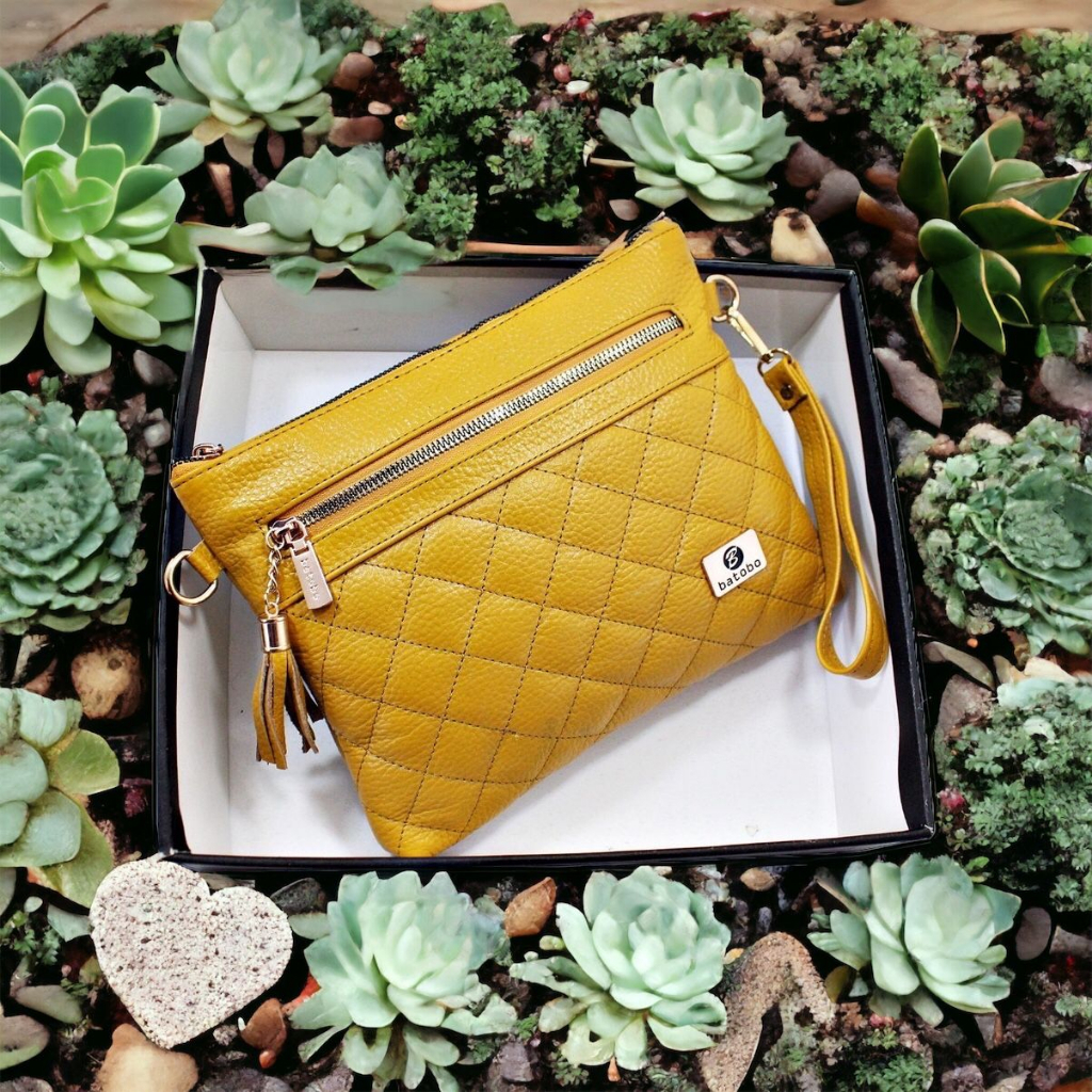 Bolsa Tipo Estilingue Batobo B001387 Feminina Multifuncional De Couro ...