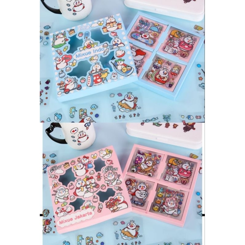 Adesivo Mixue Contém 100 Folhas | Shopee Brasil