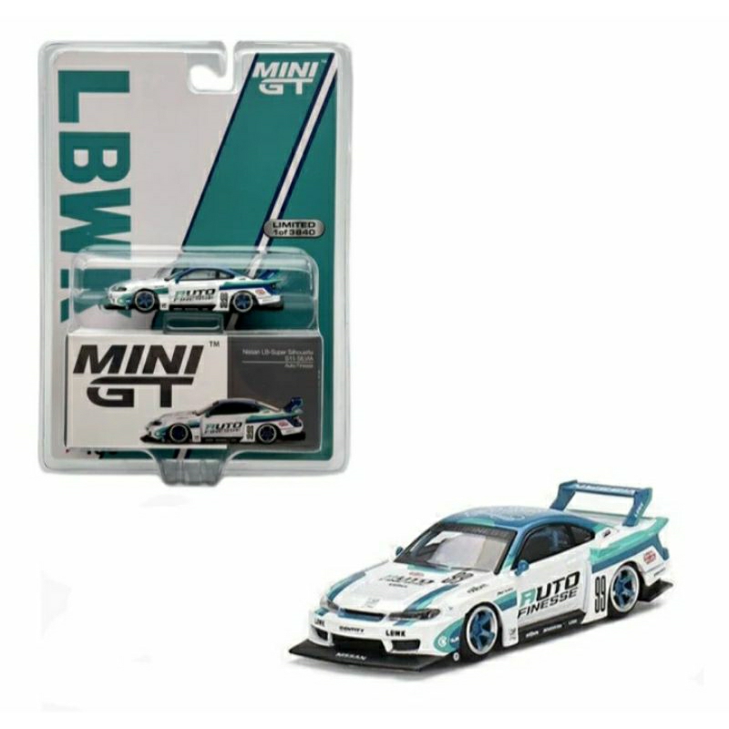 Mini GT 490 MIJO Nissan LB-Super Silhueta S15 Silvia Auto Finesse