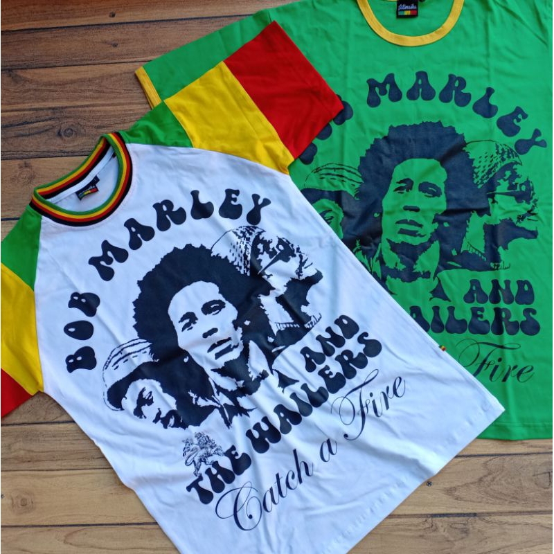 JATIMAIKA kaos RASTA bob marley E A Camiseta baju Dos waillers | Shopee ...