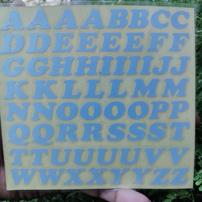 Letras Do Alfabeto Bloco De Corte De Adesivos | Modelo posfor Alphabet ...