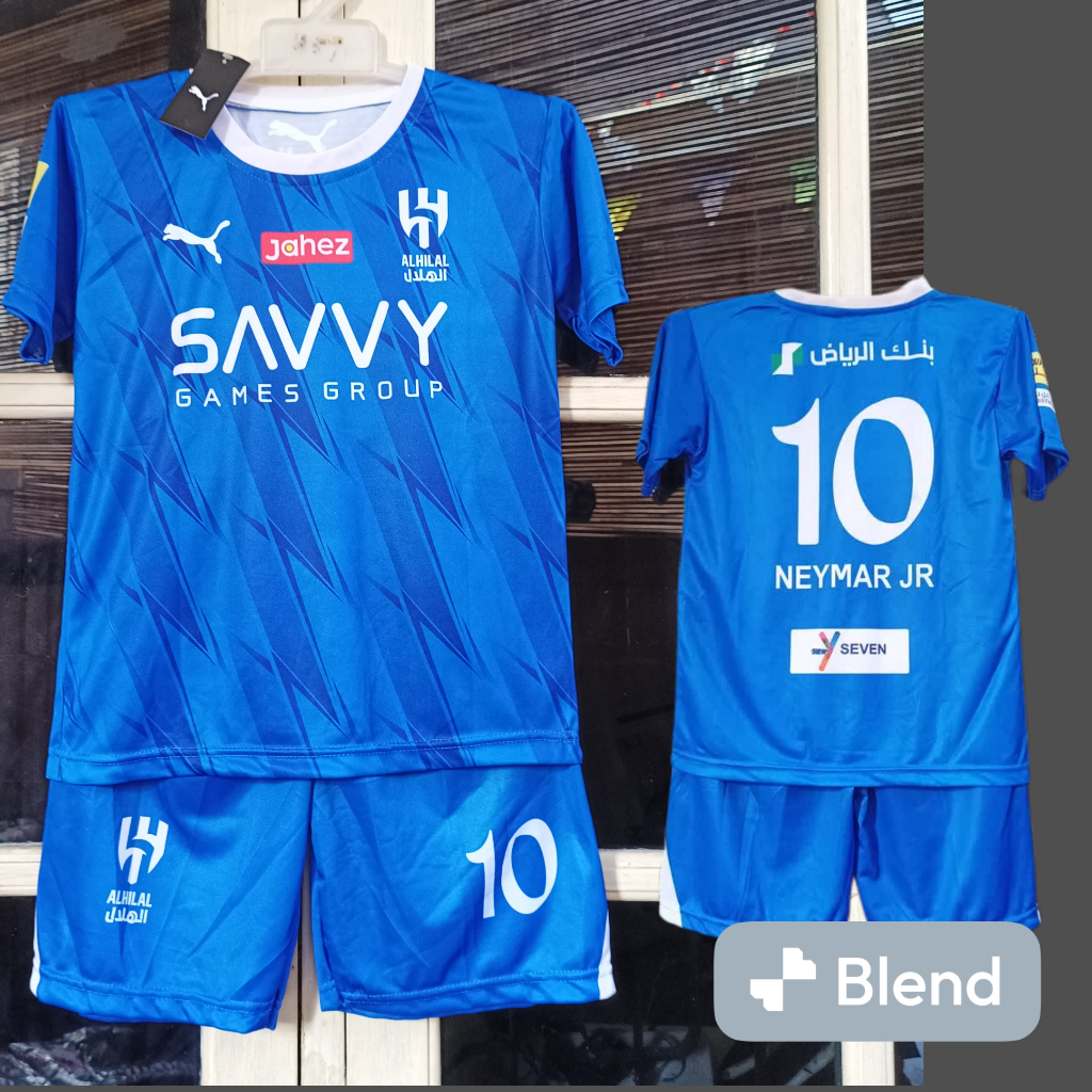 Al hilal neymar Camisa De Impressão/PSG Futebol Set-Criança 5-12 Anos